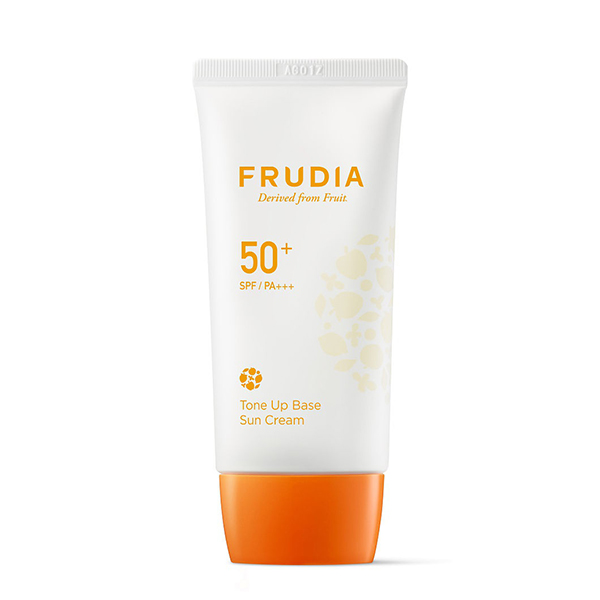 солнцезащитная тональная крем-основа frudia tone up base sun cream spf50+ pa+++