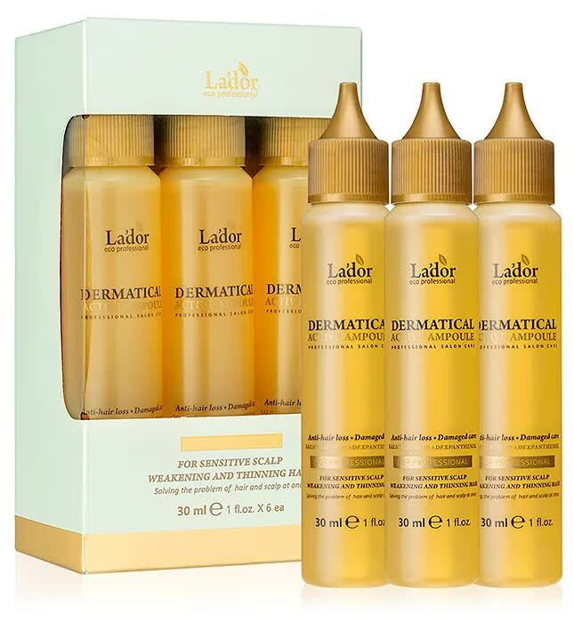премиум-сыворотка от выпадения волос la'dor dermatical active ampoule