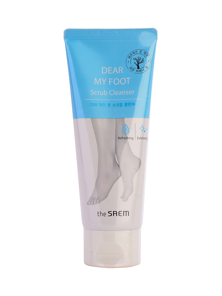 пенка-скраб для ног the saem dear my foot scrub cleanser