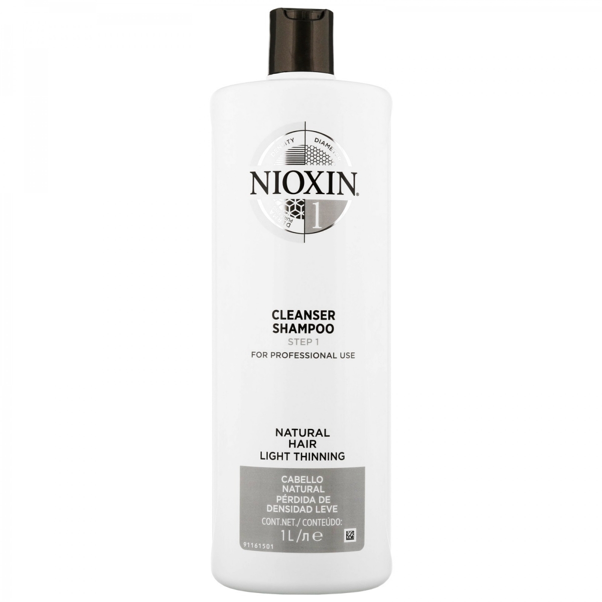 УХОД ЗА ВОЛОСАМИ  COSSALE Nioxin Cleanser System 1 - Ниоксин Система 1 Шампунь очищающий, 1000 мл -