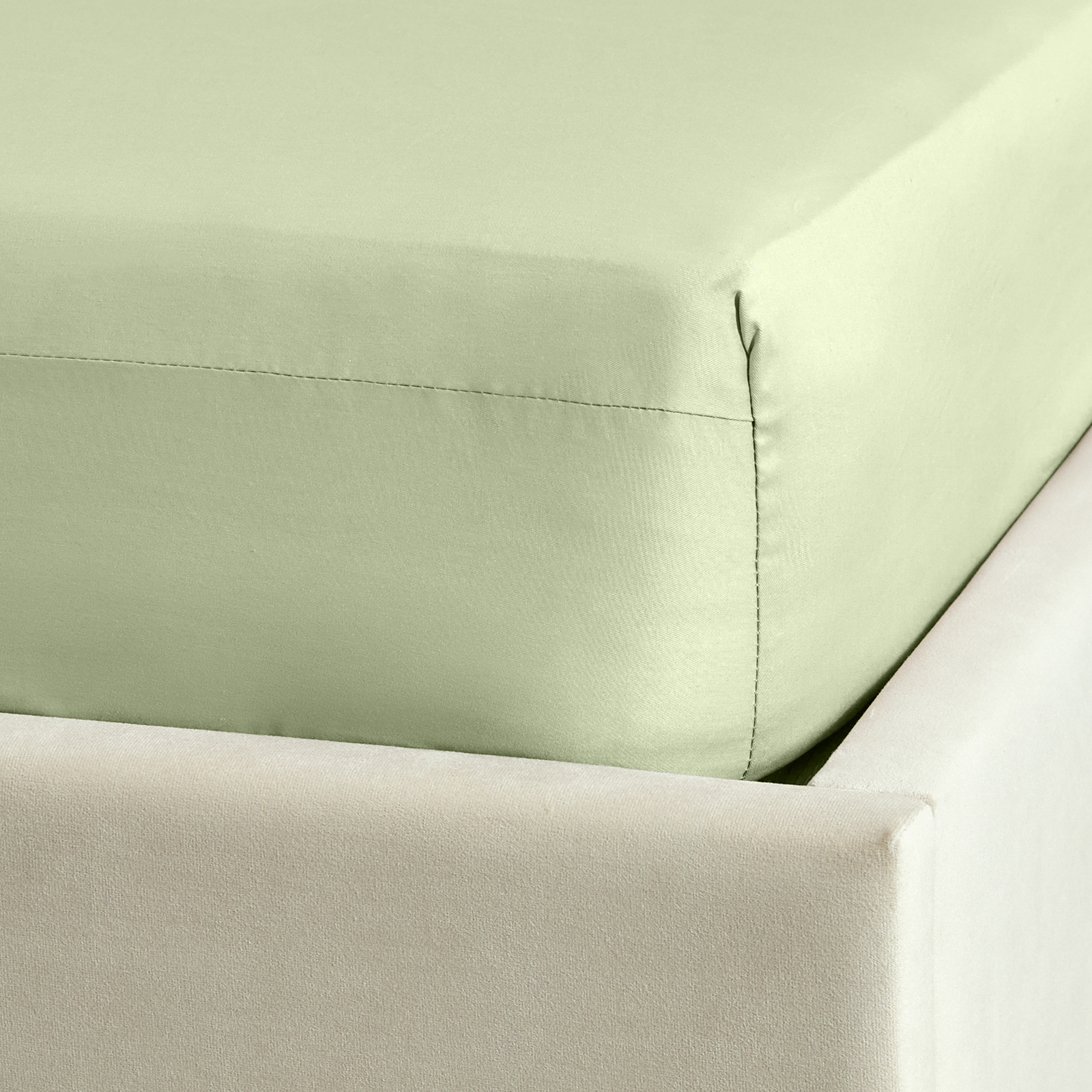   Cozy Home Простыня на резинке Fog Green