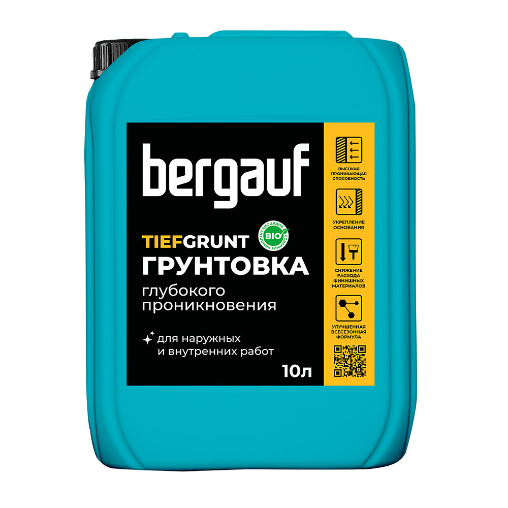 Грунтовки Грунт Bergauf Tiefgrunt глубокого проникновения 10 л