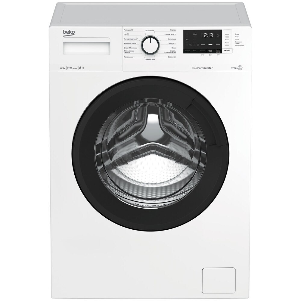 Стиральные машины  Петрович Стиральная машина Beko WSRE6H612ZAWI белая