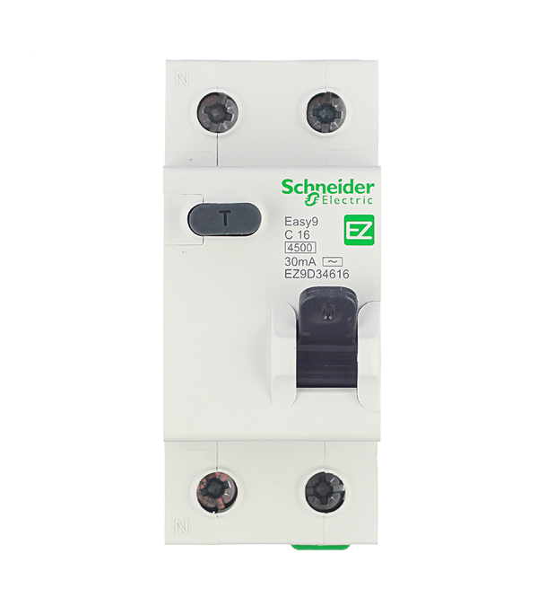   Петрович Автомат дифференциальный Schneider Electric Easy9 16А 30 мА 1P+N тип AC 4,5 кА (EZ9D34616)