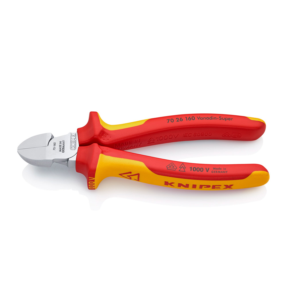  Кусачки боковые Knipex 165 мм (KN-7026160)