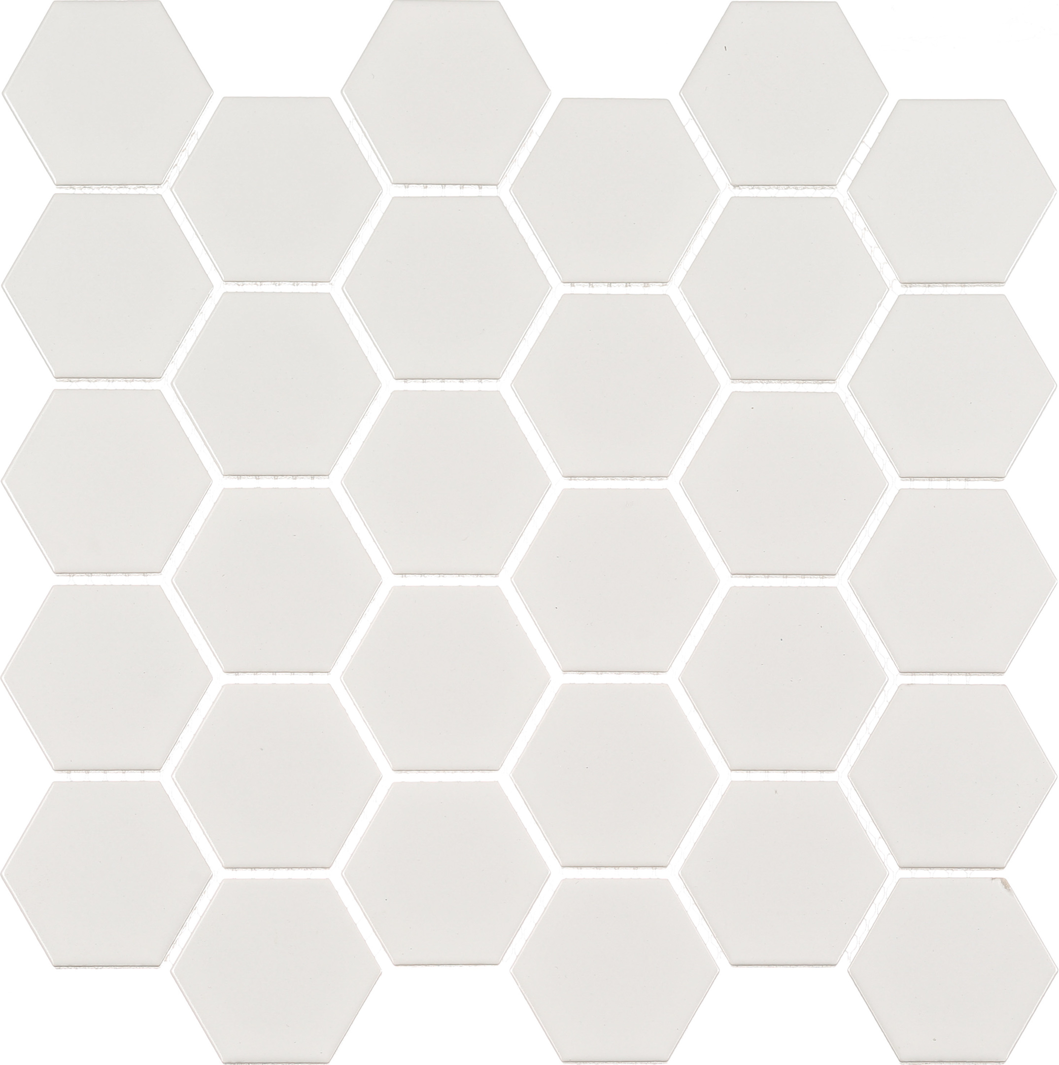 Плитка-мозаика  Петрович Мозаика Starmosaic Hexagon small белая керамическая 282х272х6 мм матовая