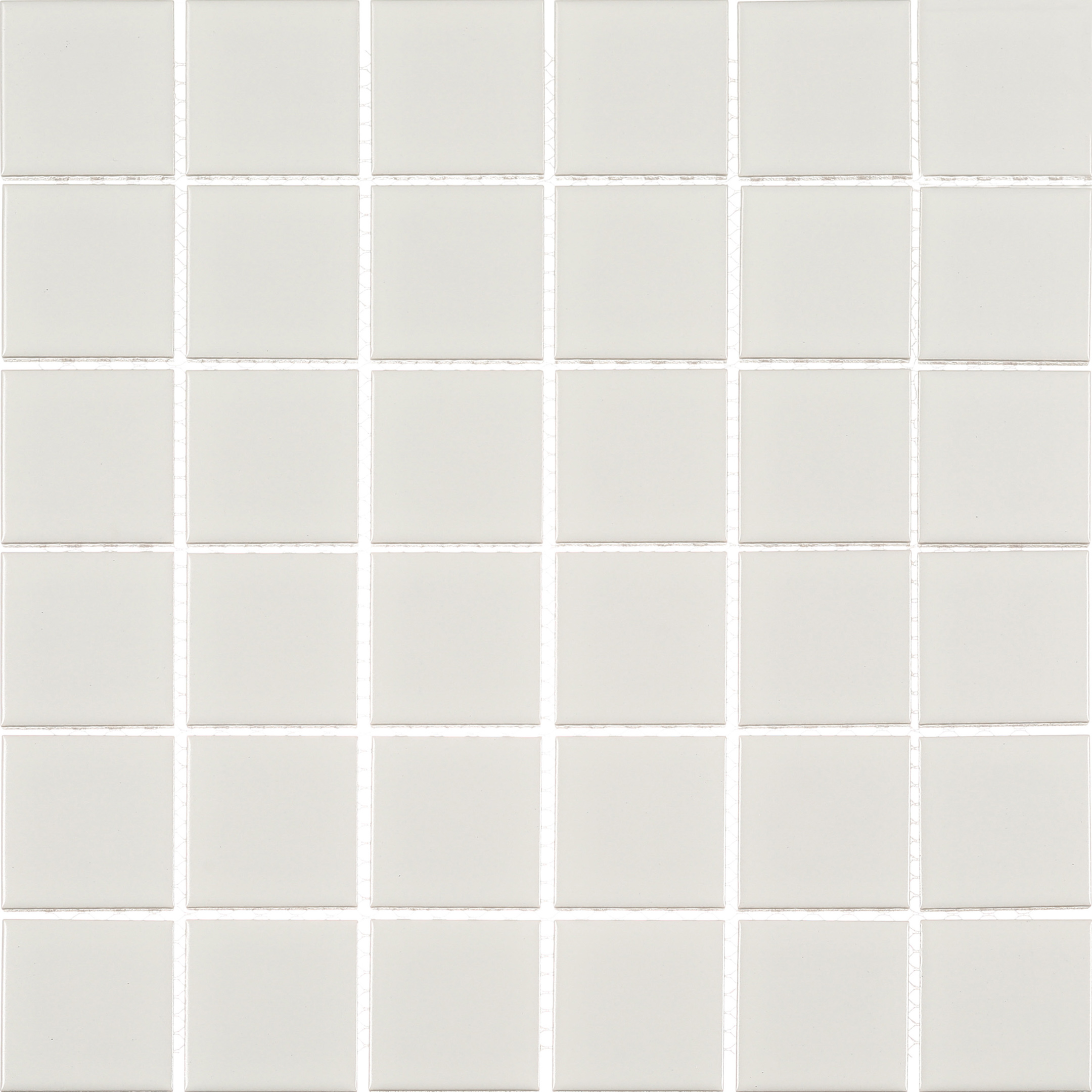 Плитка-мозаика Мозаика Starmosaic White Matt белая керамическая 306х306х6 мм матовая