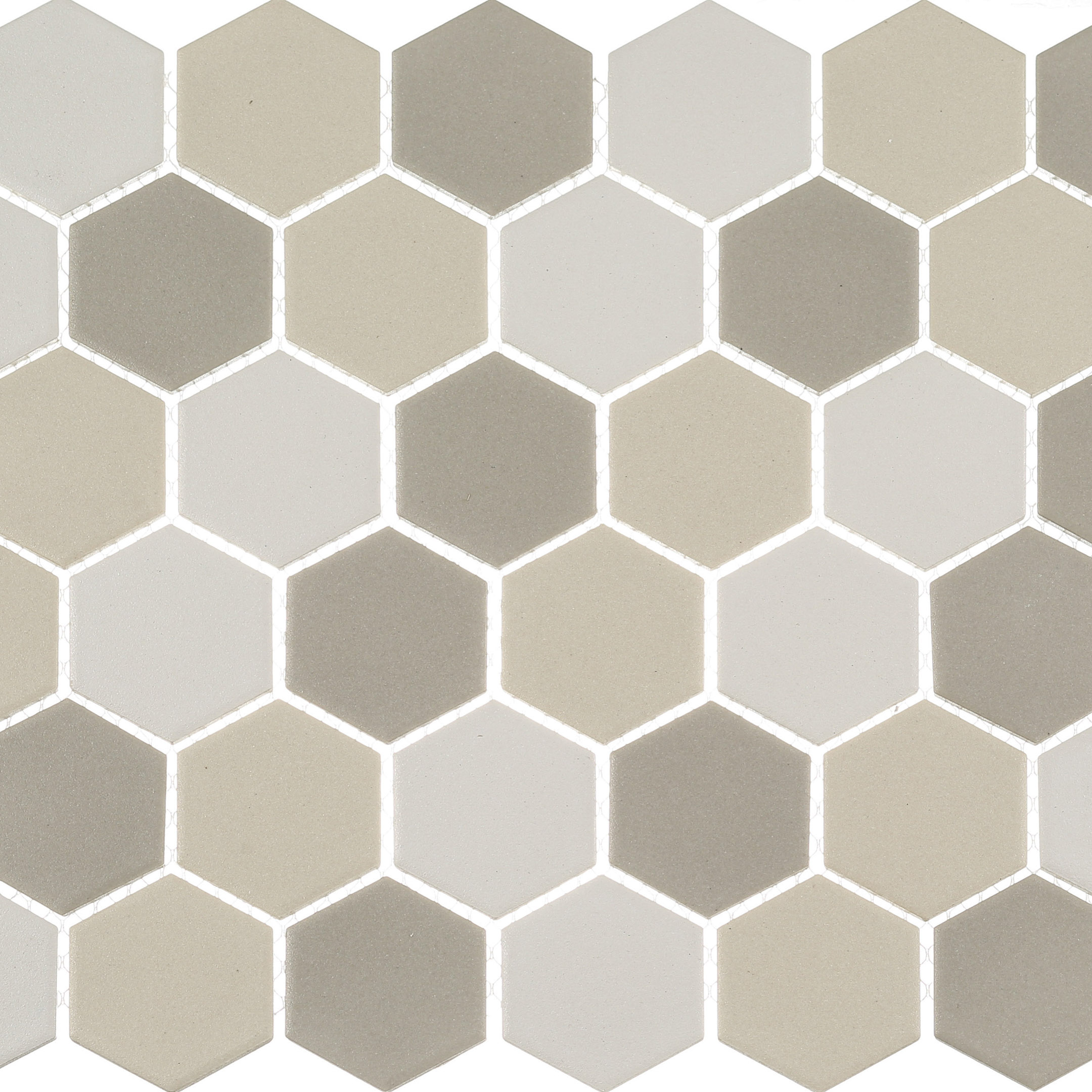 Плитка-мозаика  Петрович Мозаика Starmosaic Hexagon small LB Mix Antid бежевая керамическая 325х282х6 мм