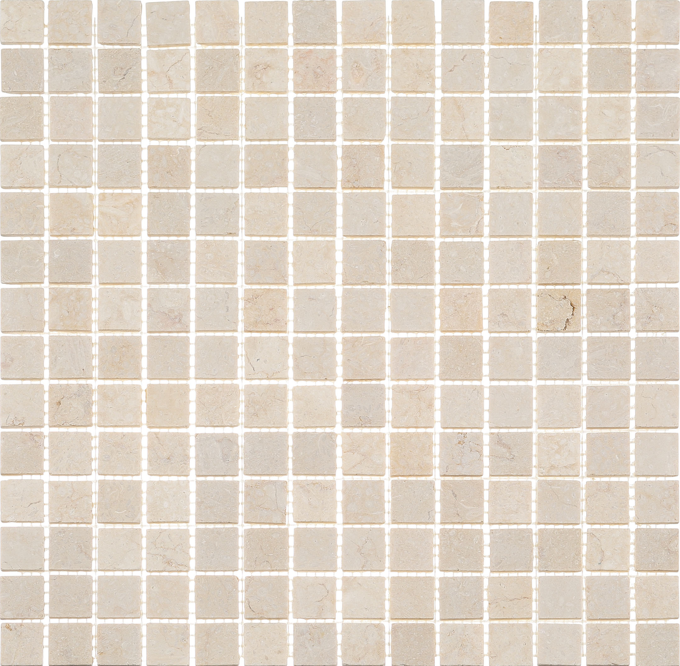 Плитка-мозаика Мозаика Starmosaic Crema Marfil Matt бежевый мрамор из натурального камня 305х305х4 мм матовая