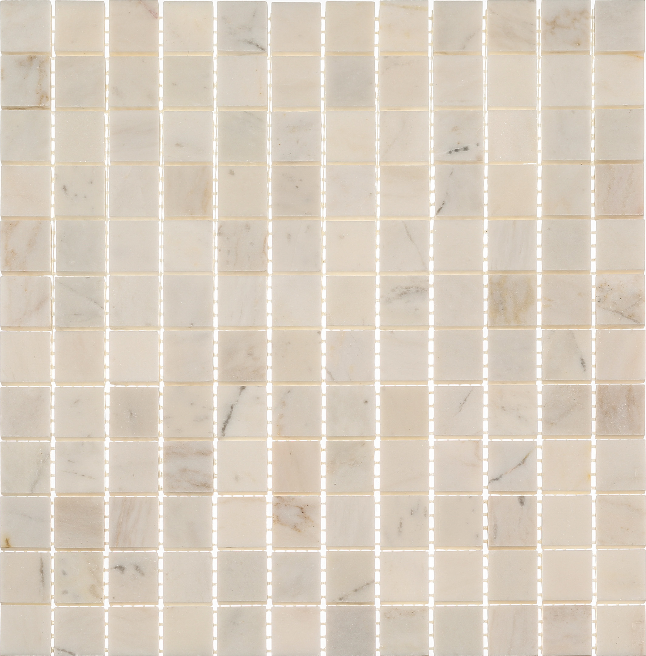 Плитка-мозаика  Петрович Мозаика Starmosaic Crema Marfil Polished бежевый мрамор из натурального камня 305х305х4 мм полированная