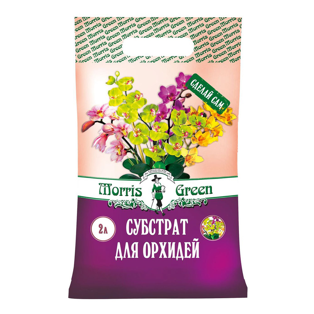 Почвогрунт и торфогрунт Субстрат Morris Green для орхидей 2 л