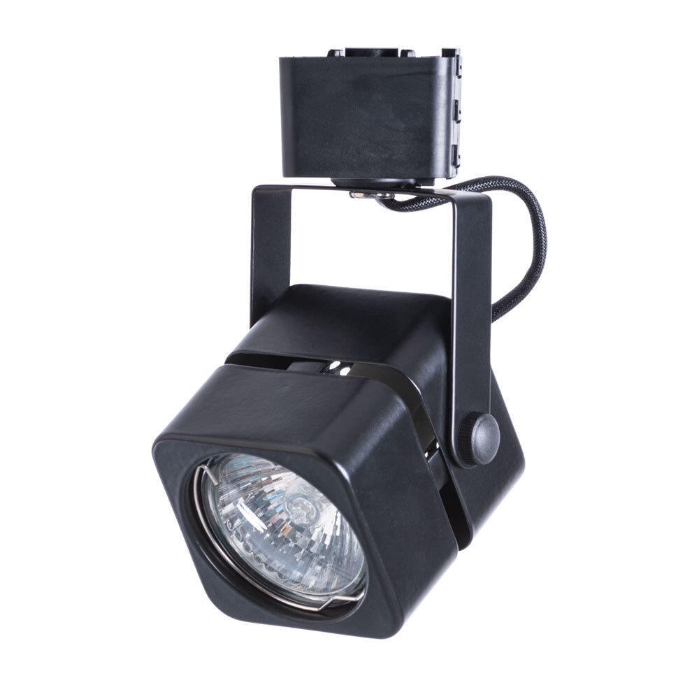 Трековый светильник однофазный Arte Lamp Misam 50 Вт GU10 1 кв.м черный (A1315PL-1BK)