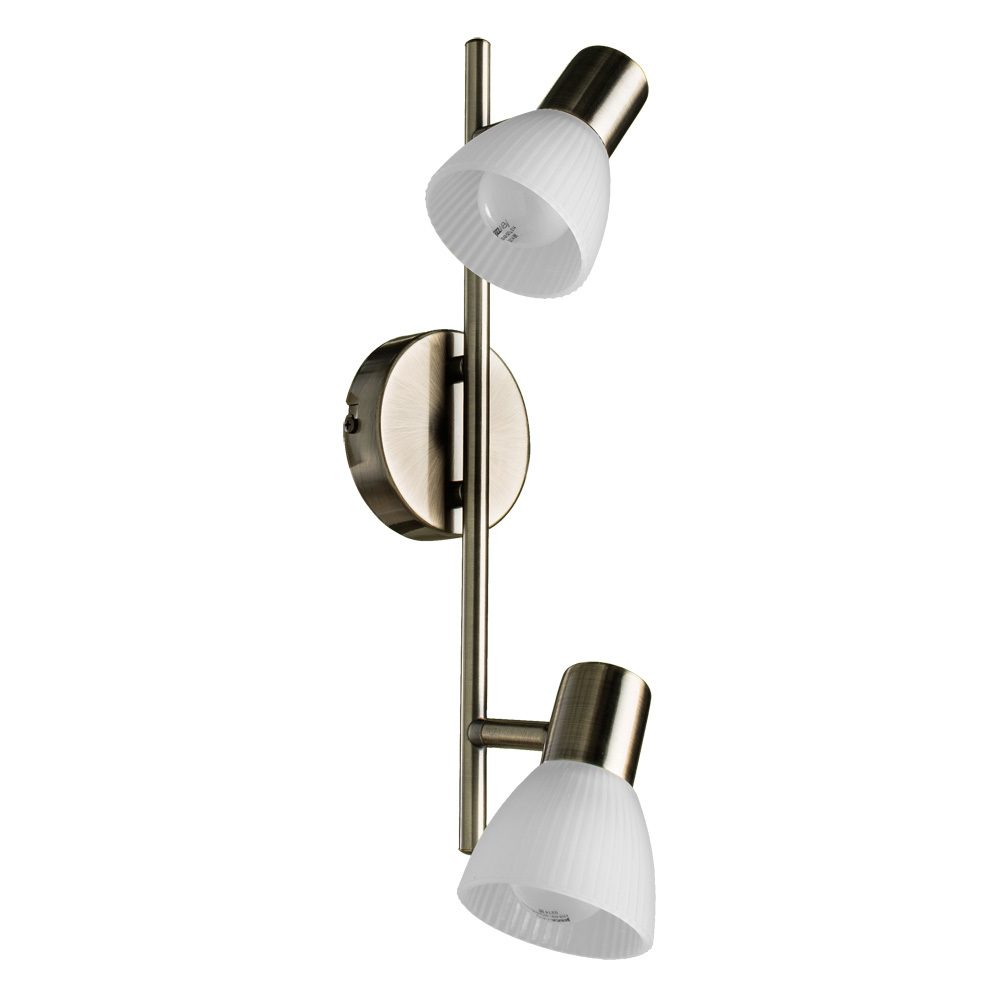 Спот Arte Lamp Parry E14 80 Вт 4 кв.м бронза IP20 (A5062AP-2AB)