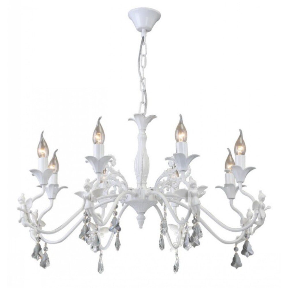 Люстра потолочная Arte Lamp Angelina E14 320 Вт 12 кв.м (A5349LM-8WH)