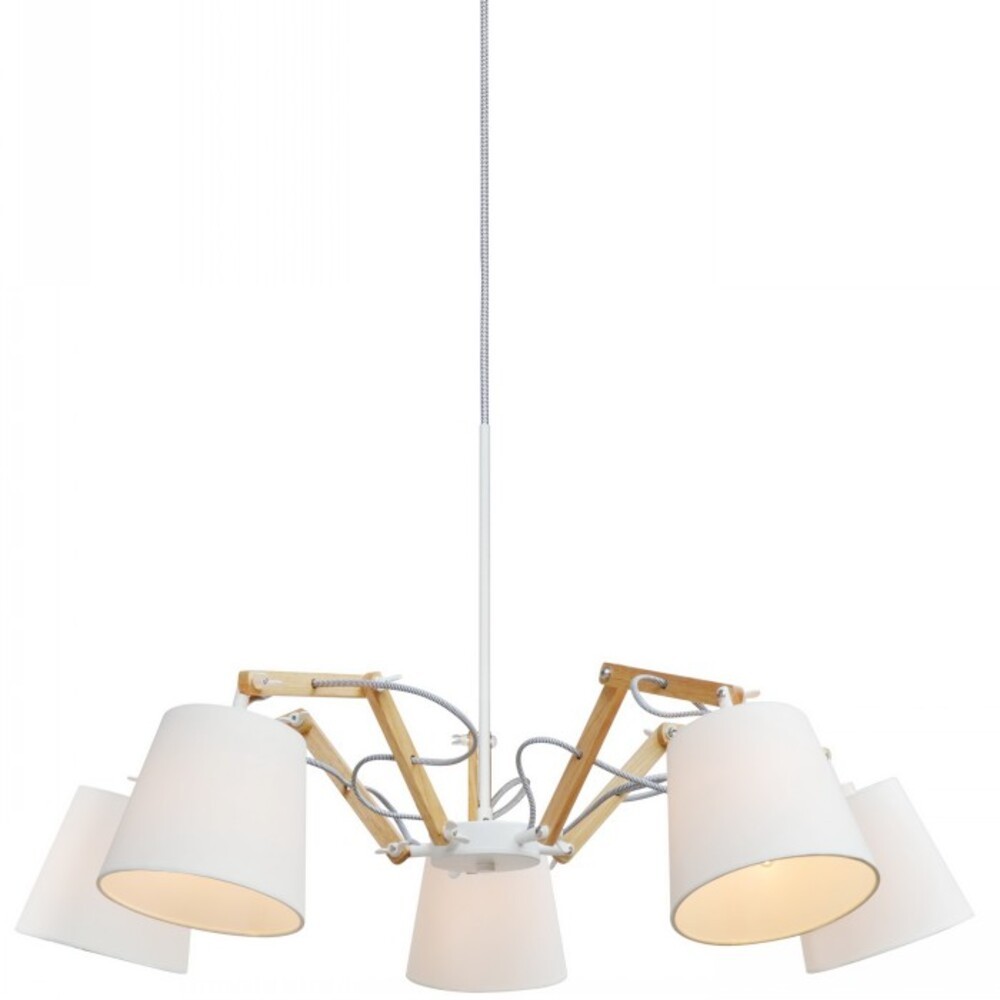 Люстра потолочная Arte Lamp Pinocchio E14 200 Вт 10 кв.м (A5700LM-5WH)