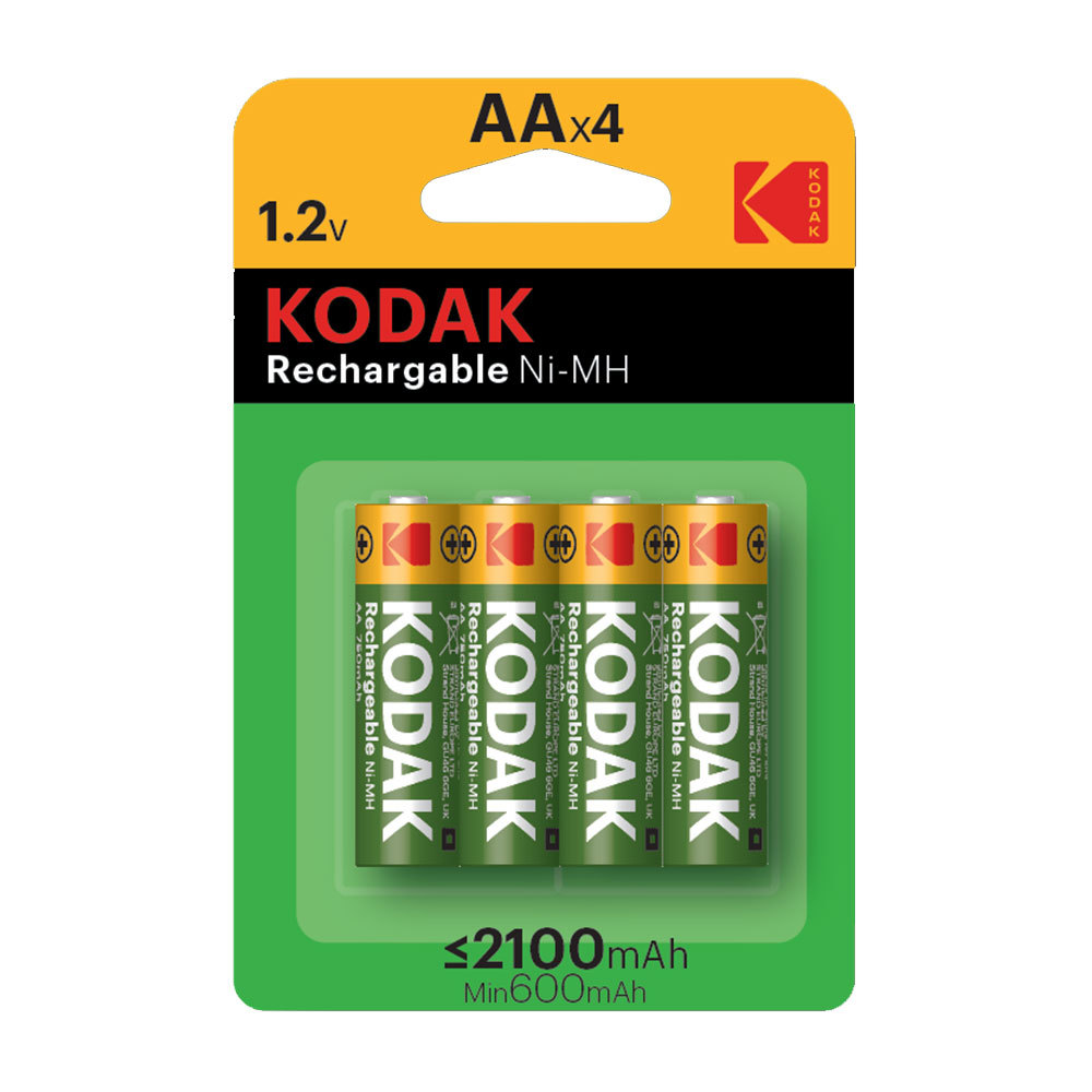 Аккумуляторные батарейки  Петрович Аккумулятор Kodak АА пальчиковый LR6 1,2 В Ni-Cd (4 шт.) (Б0012142)