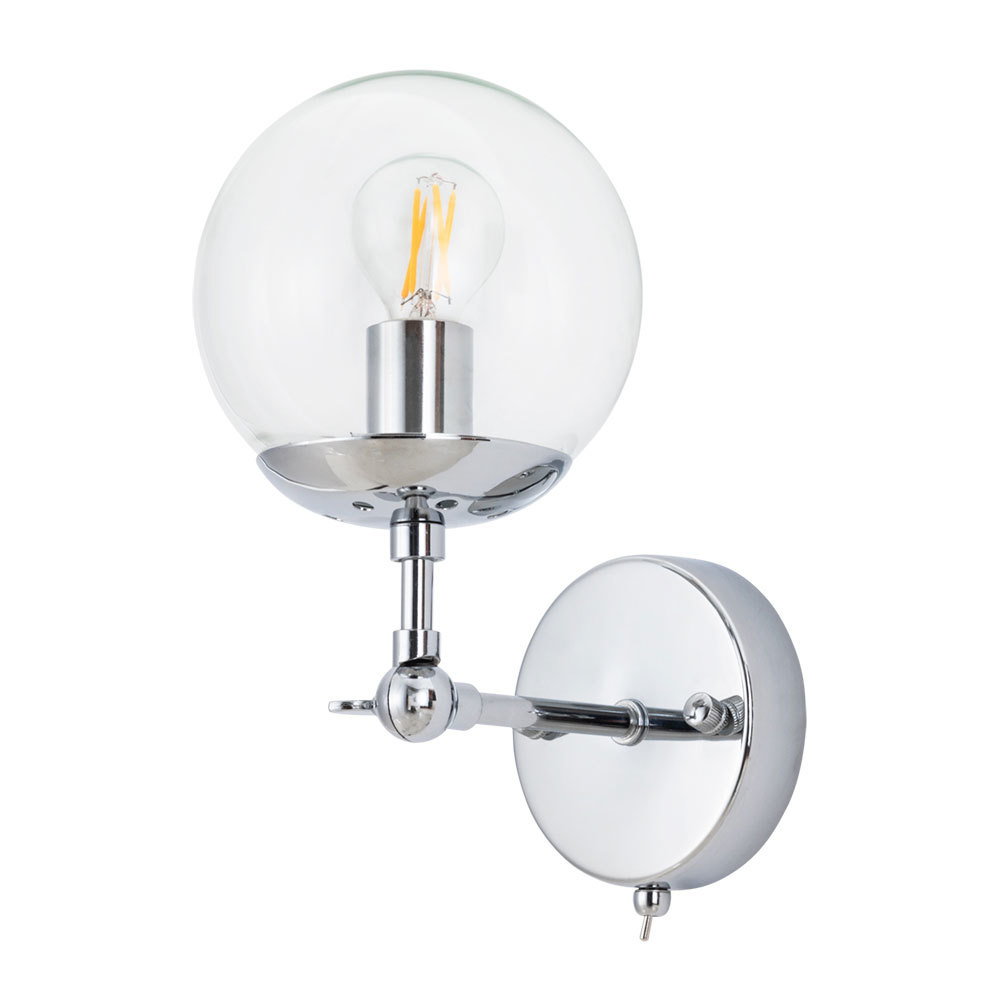 Бра Arte Lamp Bolla E14 60 Вт 220 В хром IP20 (A1664AP-1CC)