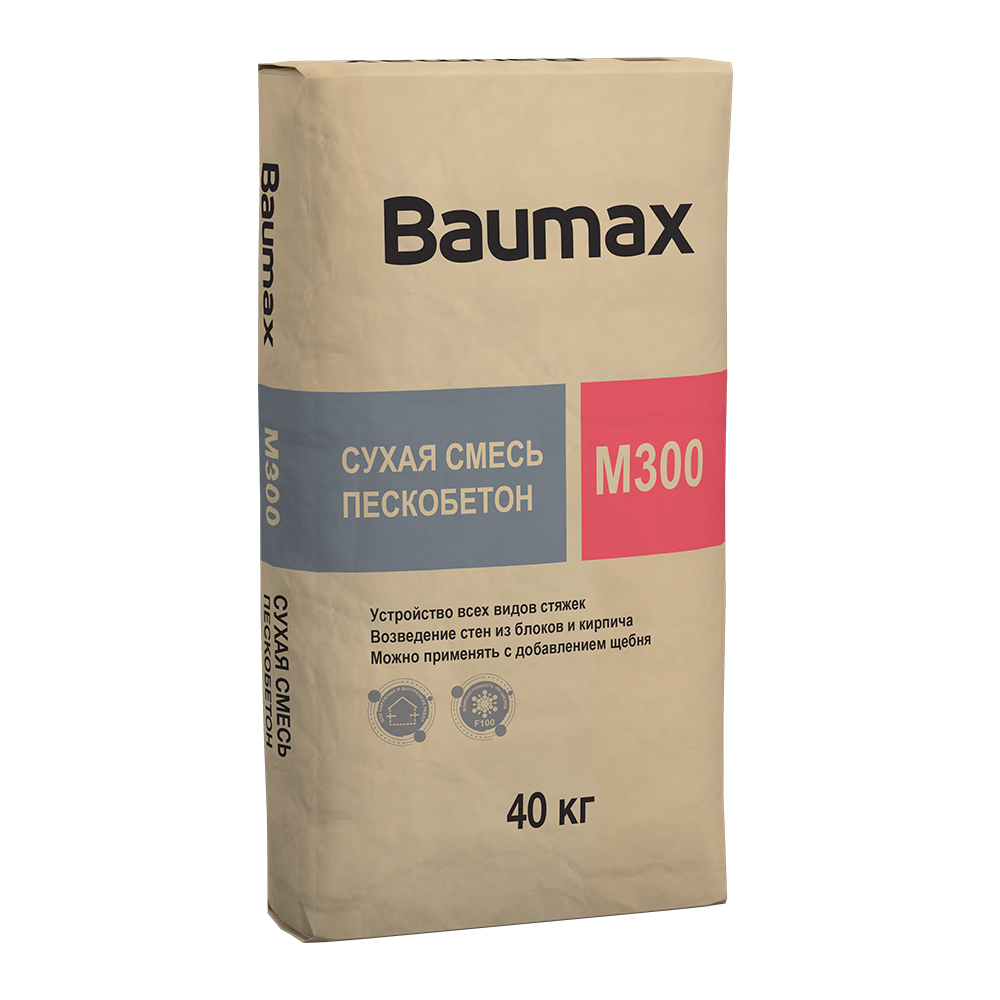 Пескобетон (ЦПС) М300 Baumax 40 кг