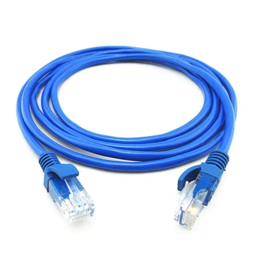 Патч-корд компьютерный UTP CAT6 4х2х0,56 мм PVC Ripo Standart синий (5 м)