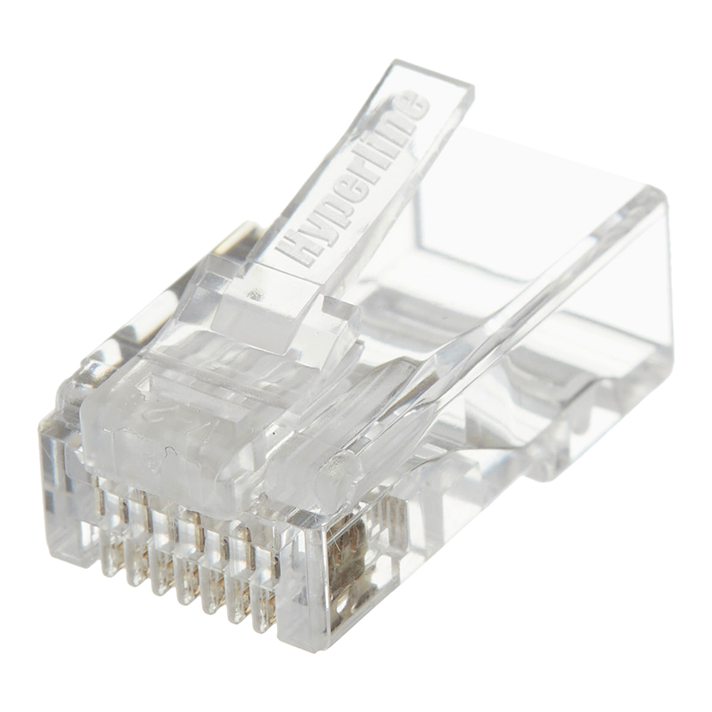  Штекер компьютерный Hyperline RJ45 8P8C CAT6 (10 шт.) (521597)