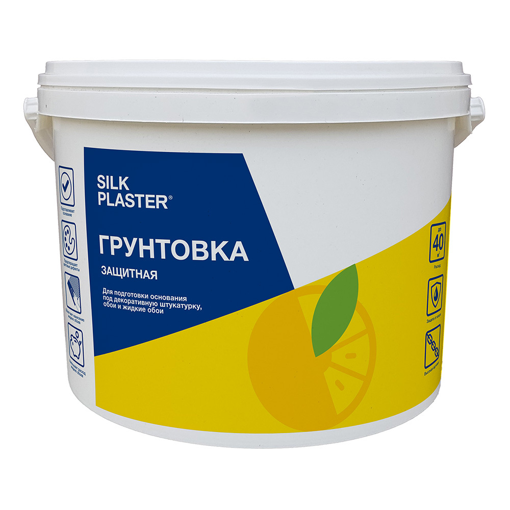 Грунтовки  Петрович Грунт Silk Plaster белый 5 л