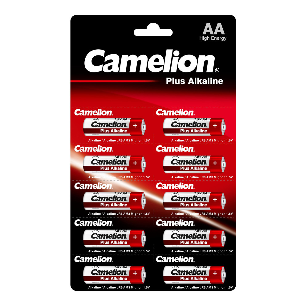 Батарейка Camelion Plus АА пальчиковая LR6 1,5 В (120 шт.) (LR6-BP1x10P)