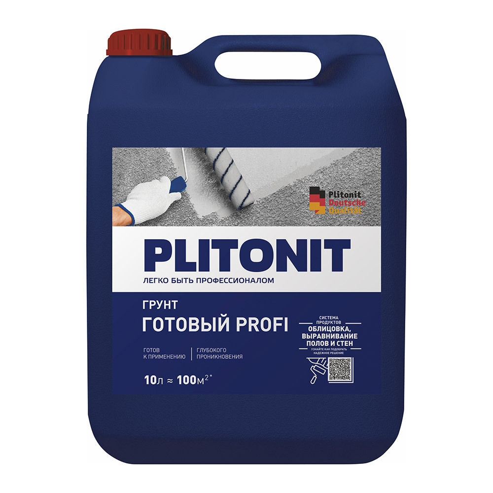 Грунтовки Грунт Plitonit Готовый / Готовый Profi 10 л