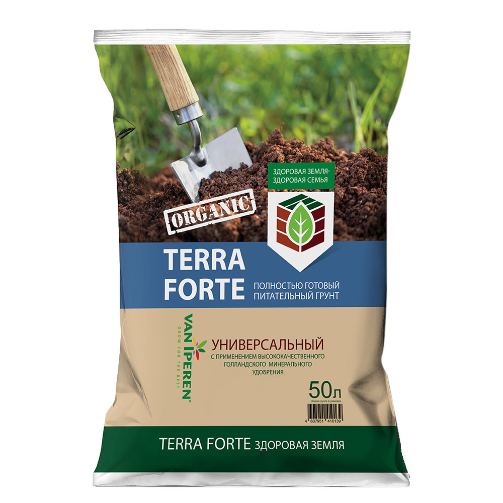 Почвогрунт и торфогрунт Почвогрунт Terra Forte с перлитом универсальный 50 л