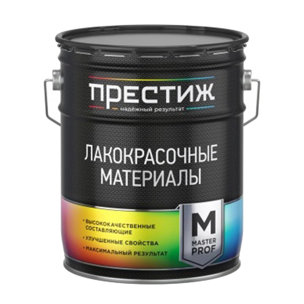 Эмаль Престиж Master Prof для бетонных полов серая полуматовая 20 кг