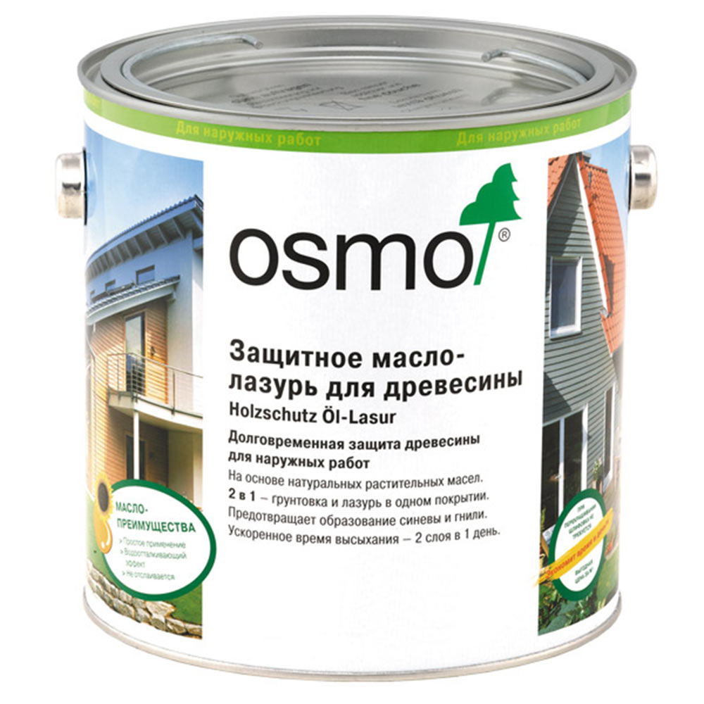 Масло-лазурь Osmo Holzschuts Ol-Lasur для дерева палисандр 2,5 л