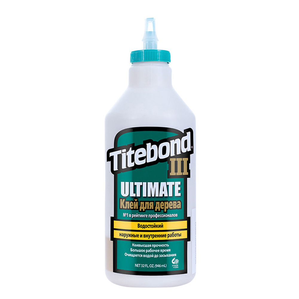 Клей ПВА Titebond III Ultimate повышенной водостойкости D3+ 1,12 кг