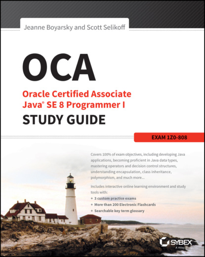 Программирование  ЛитРес OCA: Oracle Certified Associate Java SE 8 Programmer I Study Guide. Exam 1Z0-808