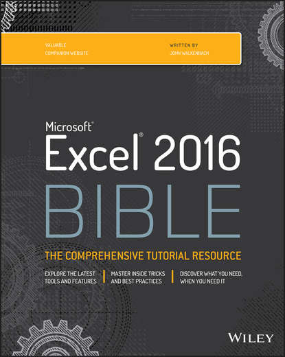 Excel 2016 Bible