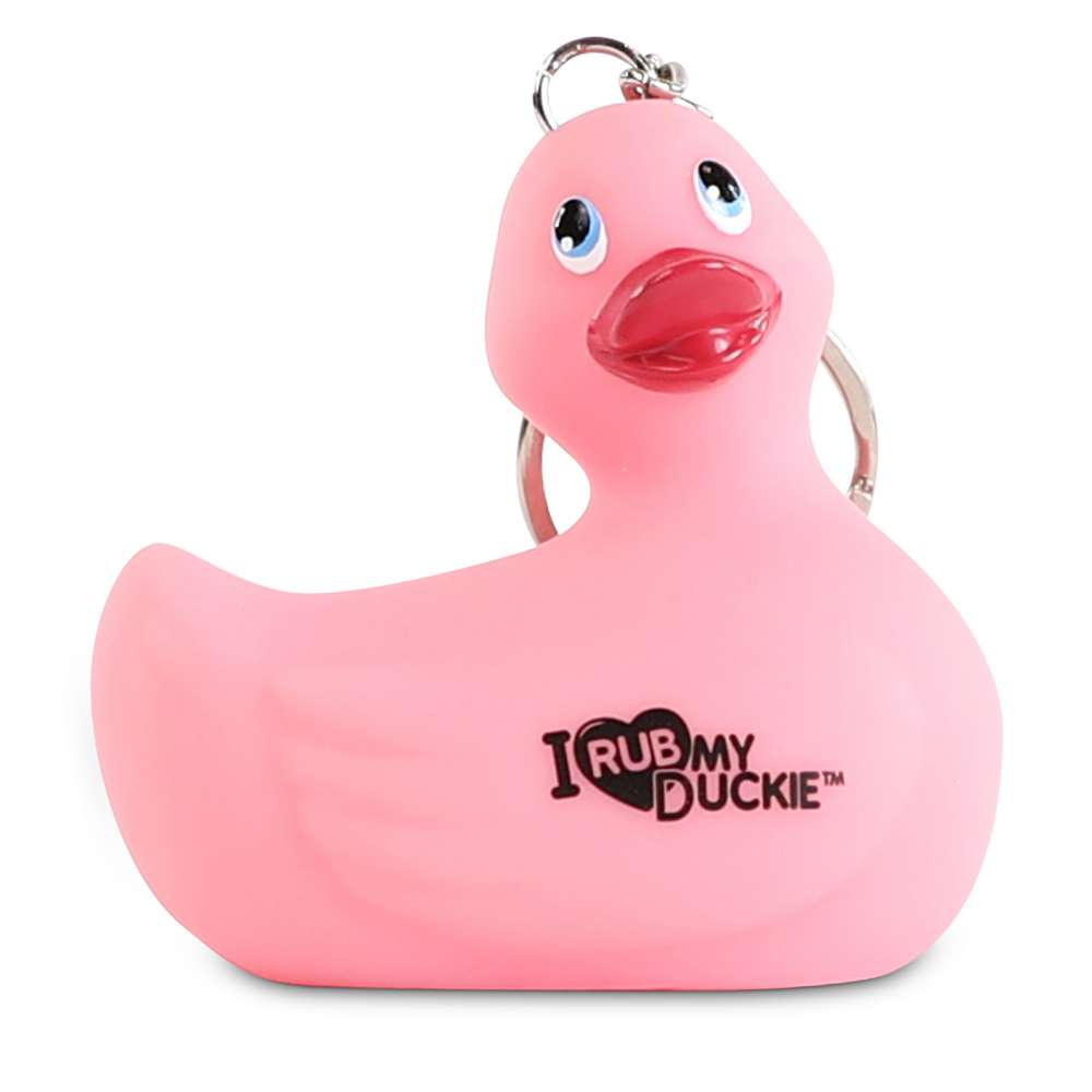 Брелок-уточка I Rub My Duckie Keychain, розовый