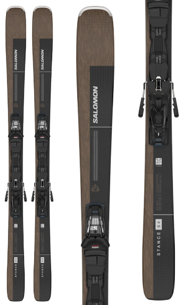 Горные лыжи без креплений Salomon 22-23 E Stance 84 Otter/Bk/Silv Met