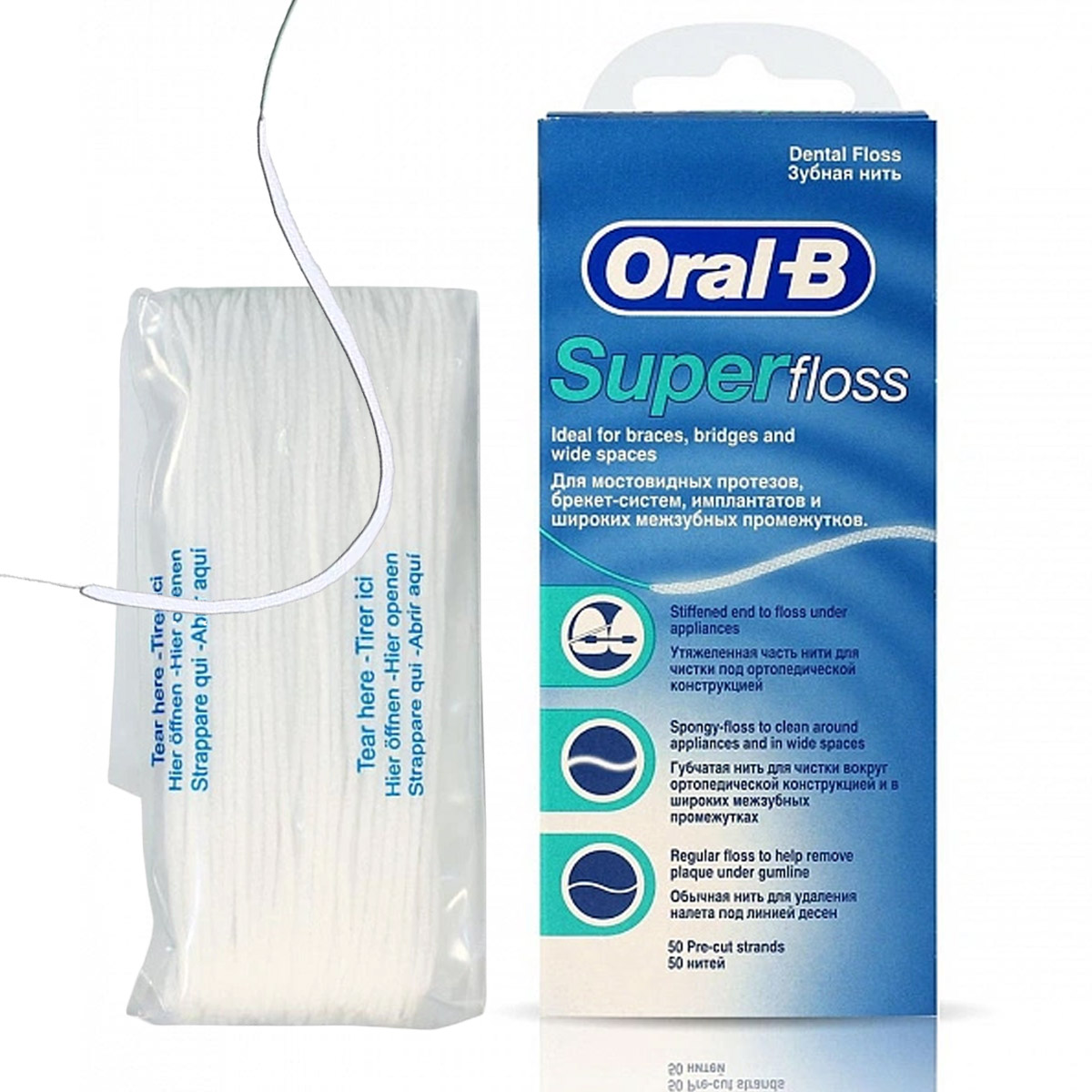   Доктор Слон Зубная нить Oral-B