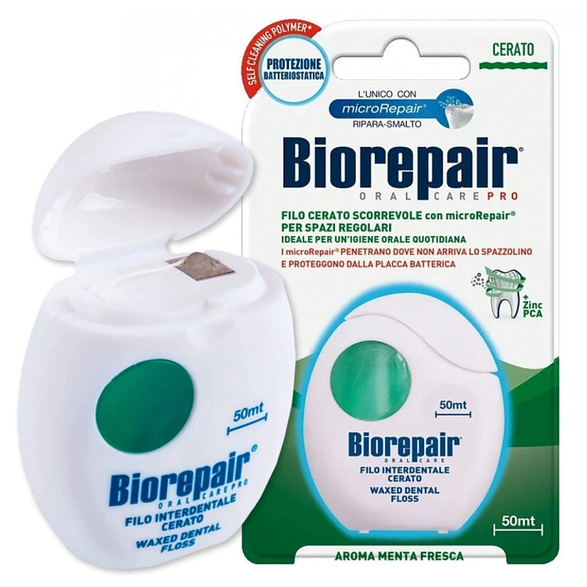 Межзубные ёршики, нити и флоссы Зубная нить Biorepair