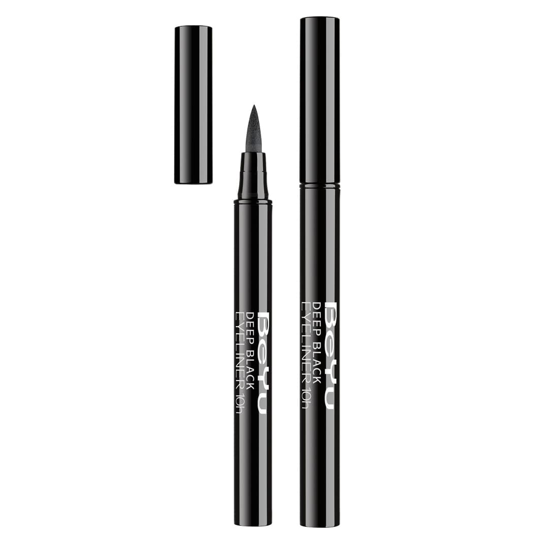 Deep Black Eye Liner Long Lasting Подводка-Фломастер Угольно-Черная Для Век № 1