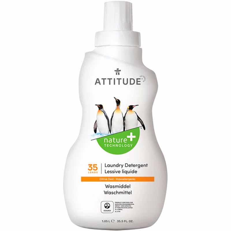 Жидкое средство для стирки Attitude Citrus Zest 1050мл