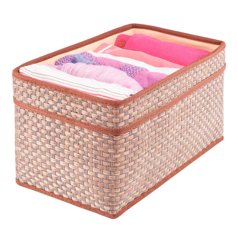 Корзина для хранения с ручками Casy Home 28x15x15см