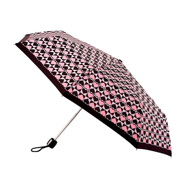 Зонт женский механика Fulton Harlequin Heart