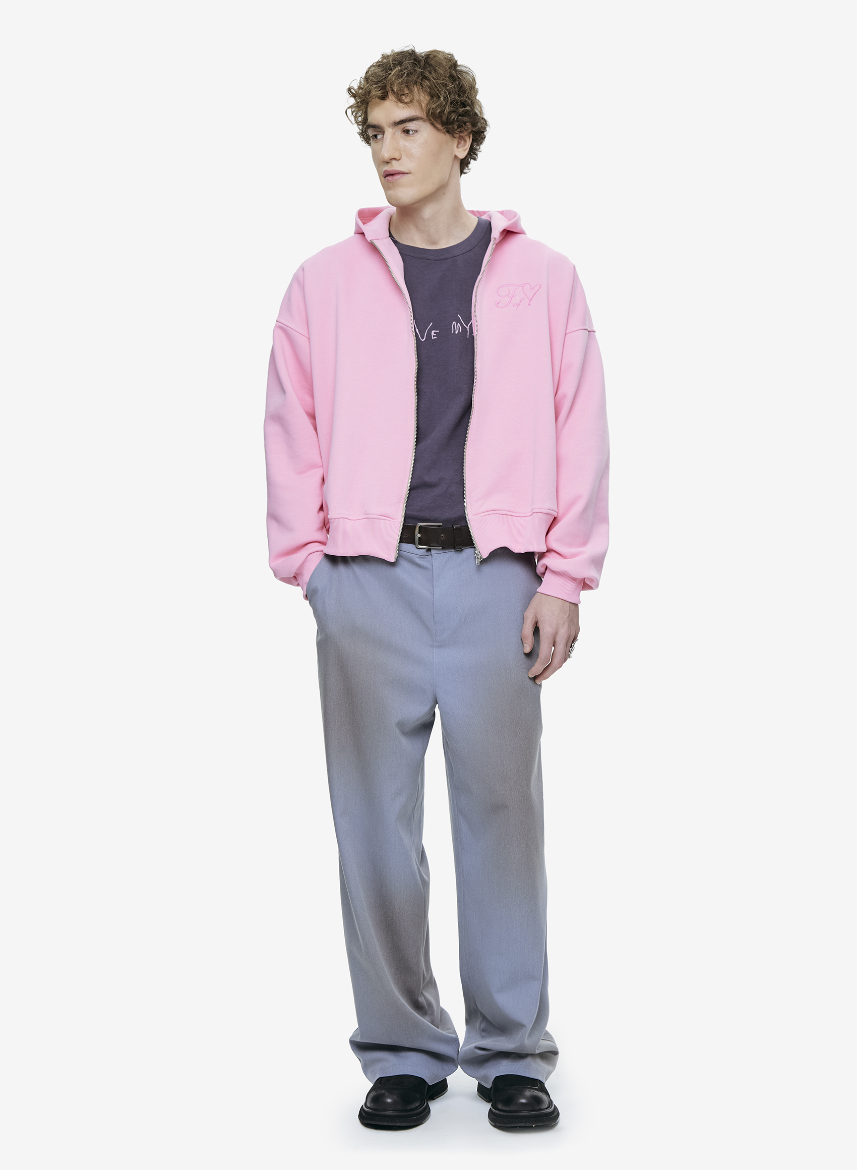 Худи zip Lovehunter Pink FABLE