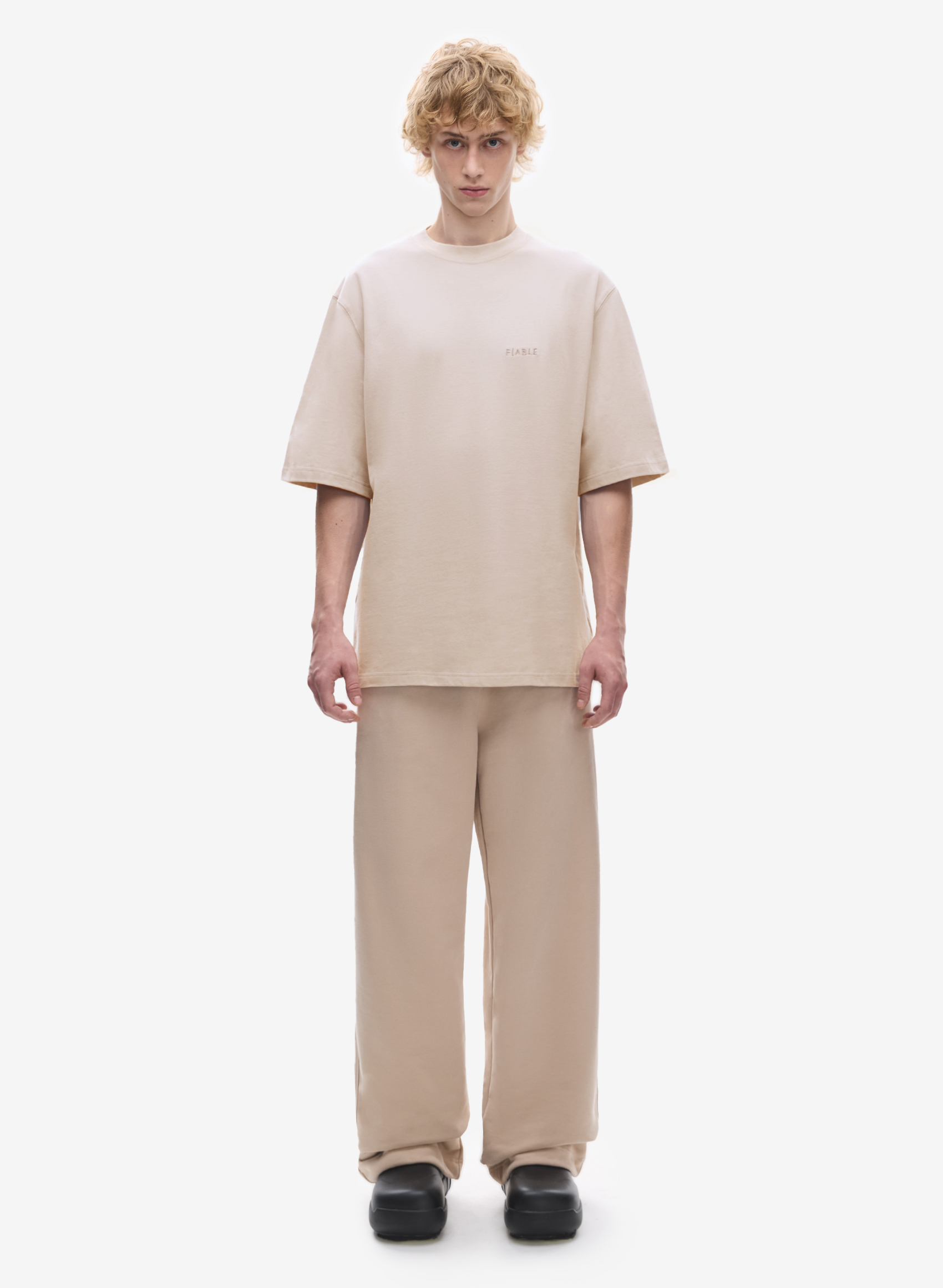  Футболка Uniform Beige Calf FABLE