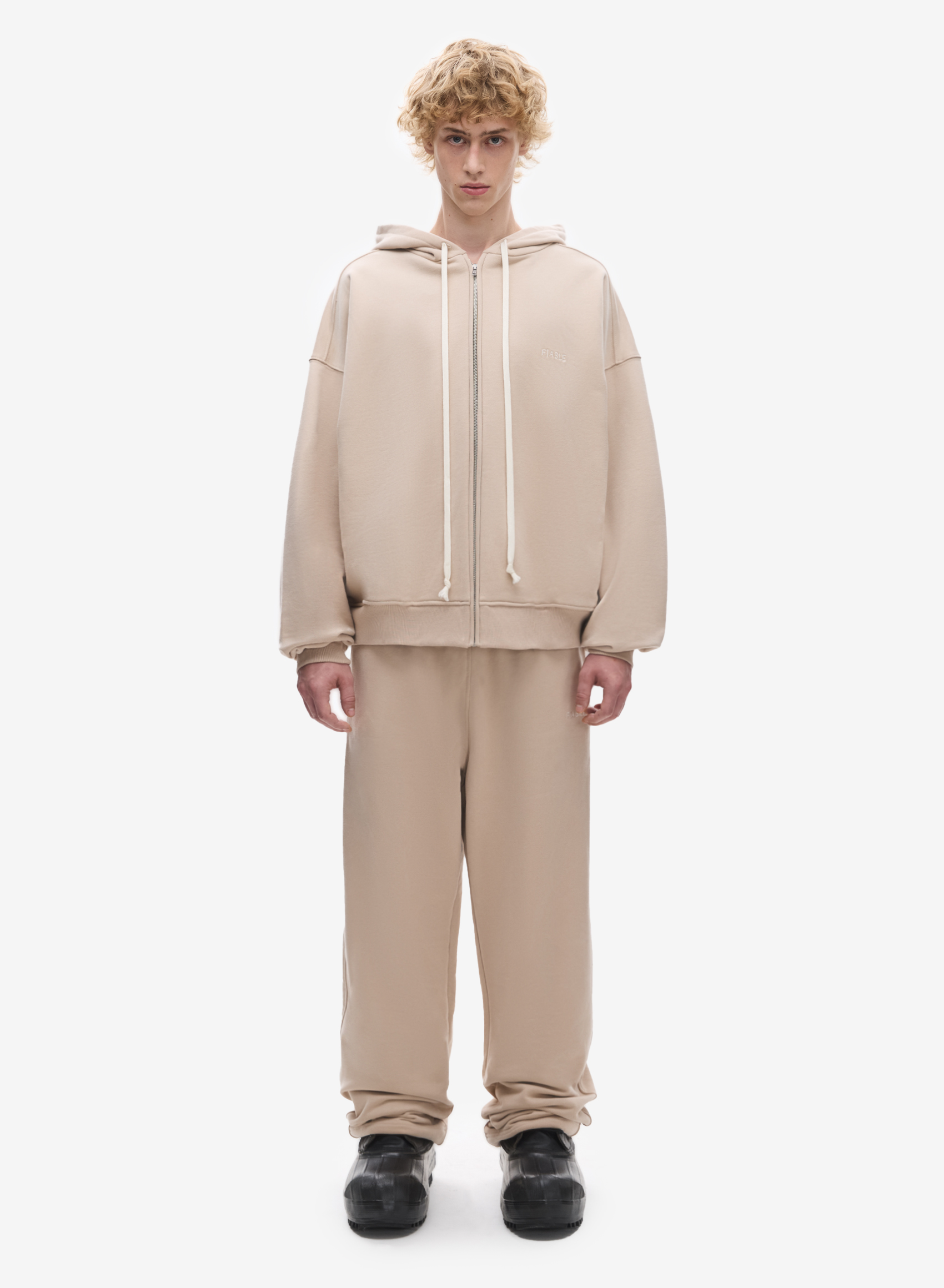 Худи zip Uniform Beige Calf FABLE