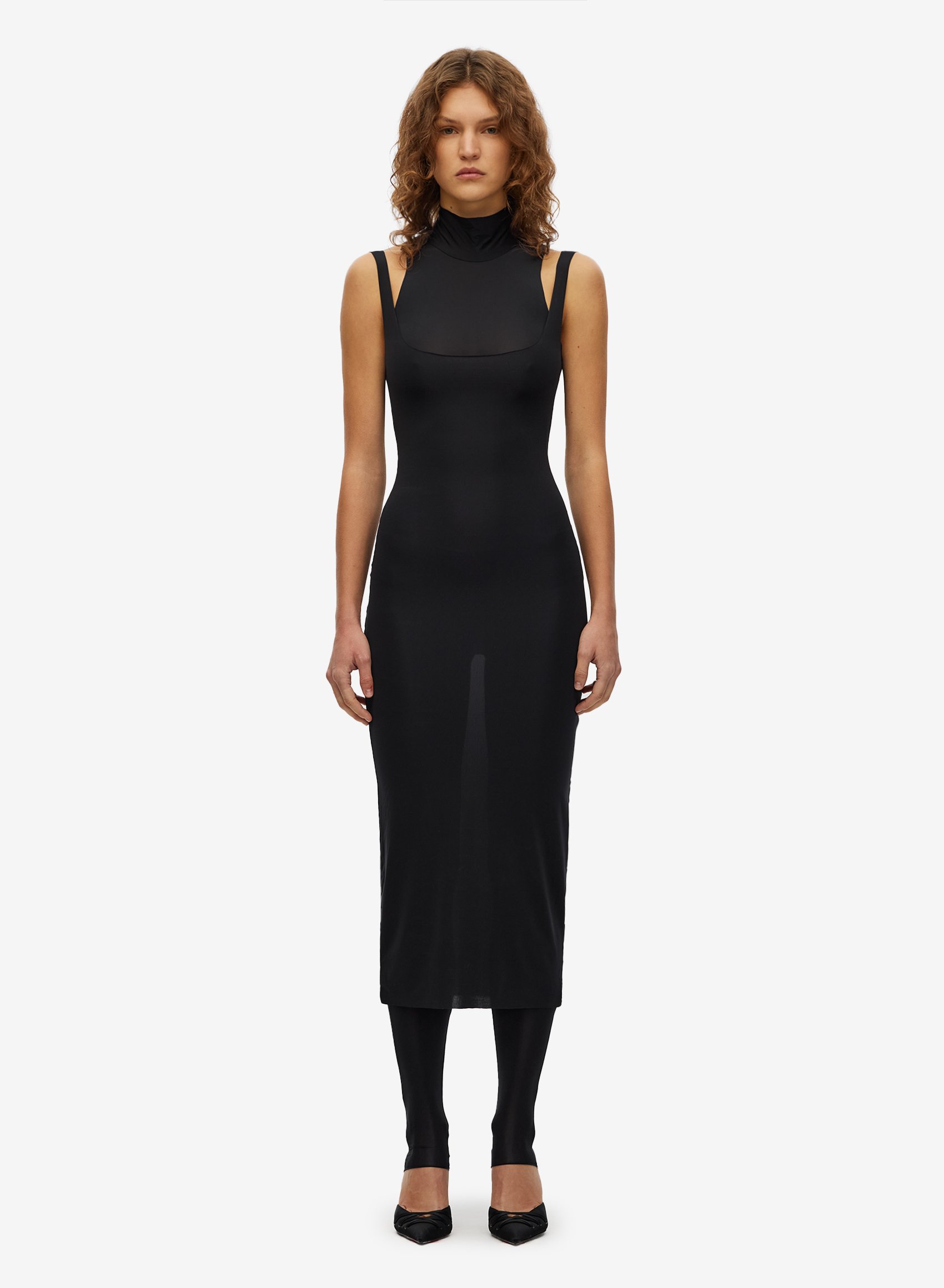SALE -50% Платье Deconstructed Black FABLE