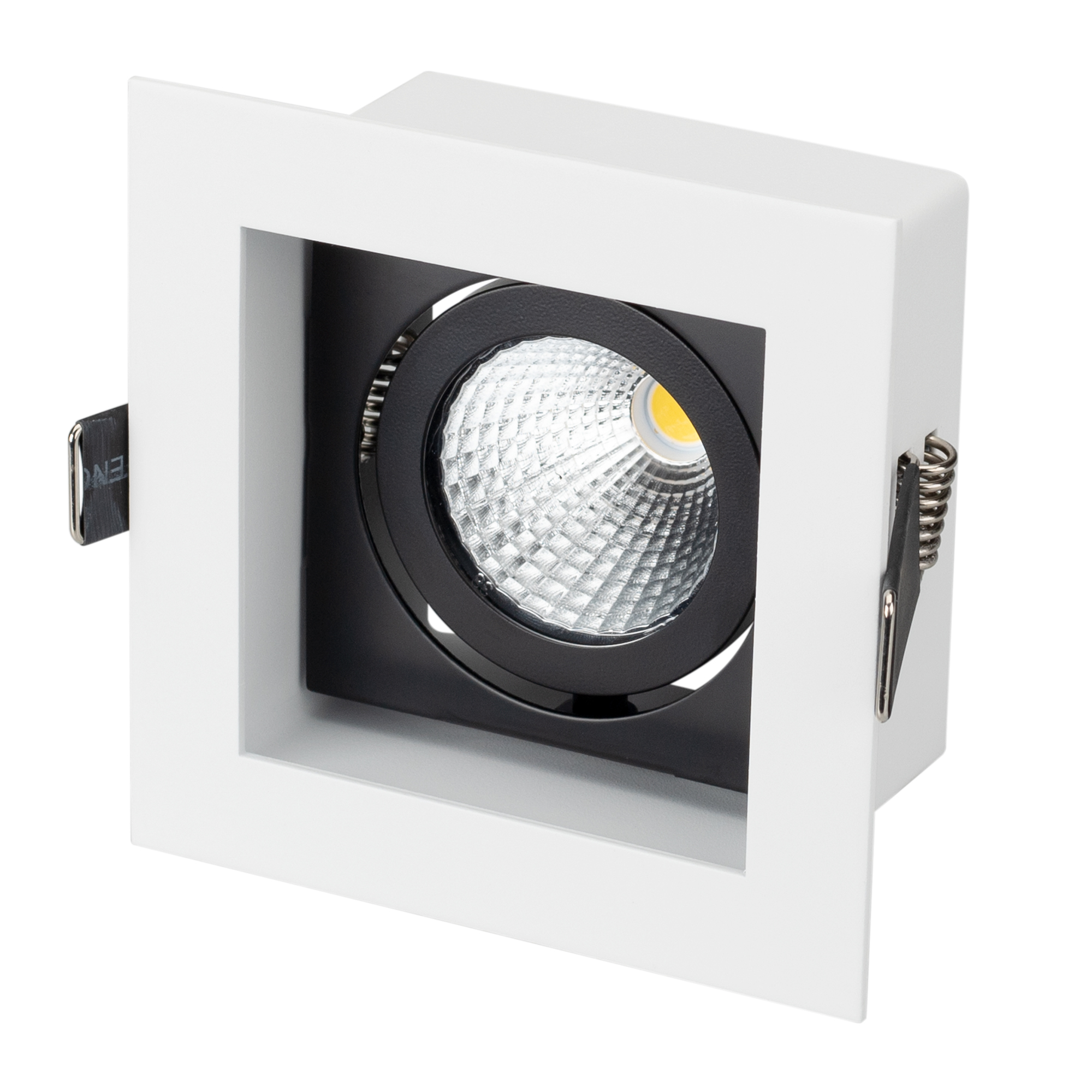 Карданные светильники  Фандеко Карданный светильник Arlight CL-KARDAN-S102x102-9W Warm (WH-BK, 38 deg) 024126