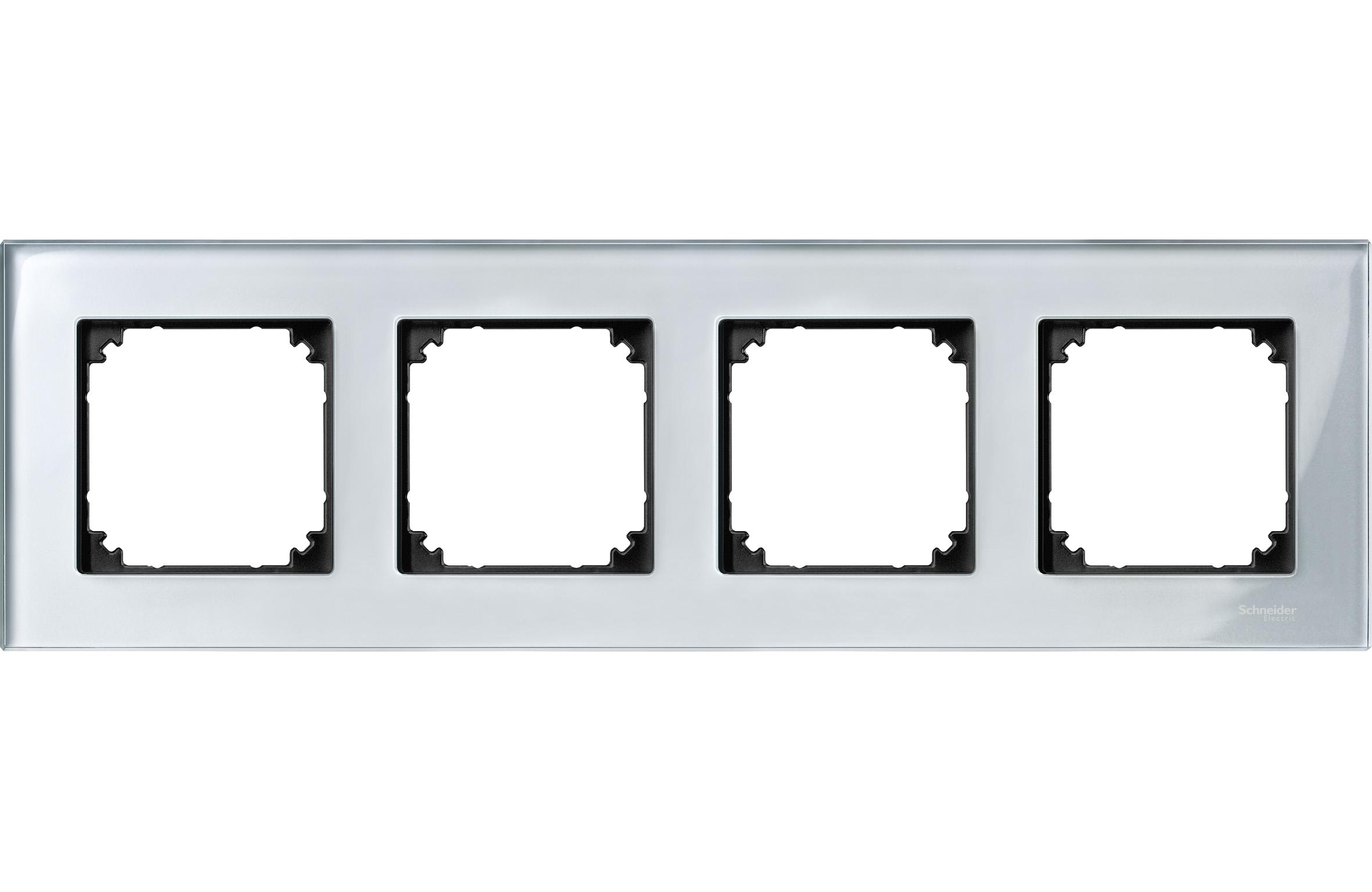 Рамка на 4 поста Schneider Electric MERTEN SYSTEM M MTN4040-3260