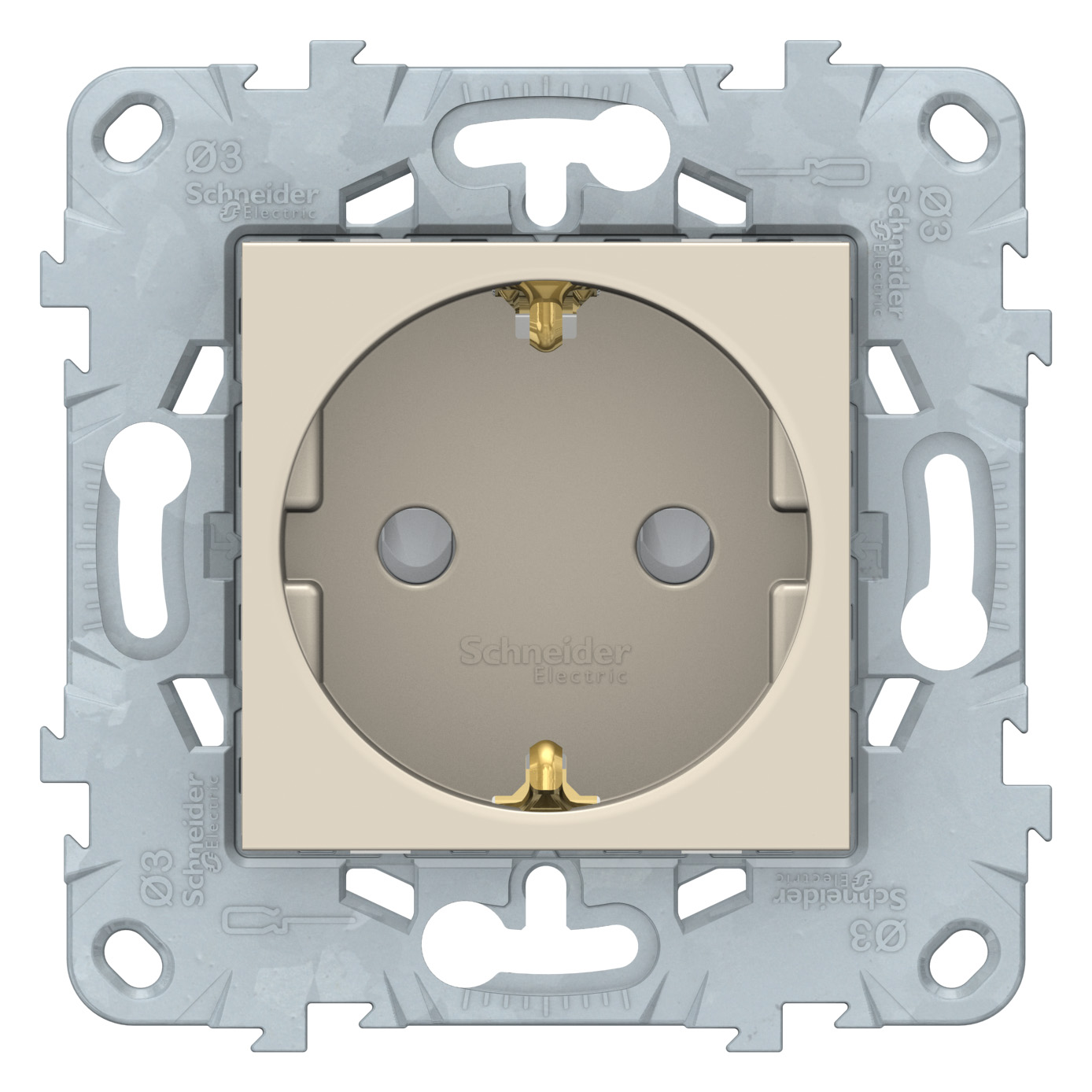 Розетка с/з Schneider Electric UNICA NEW NU503744