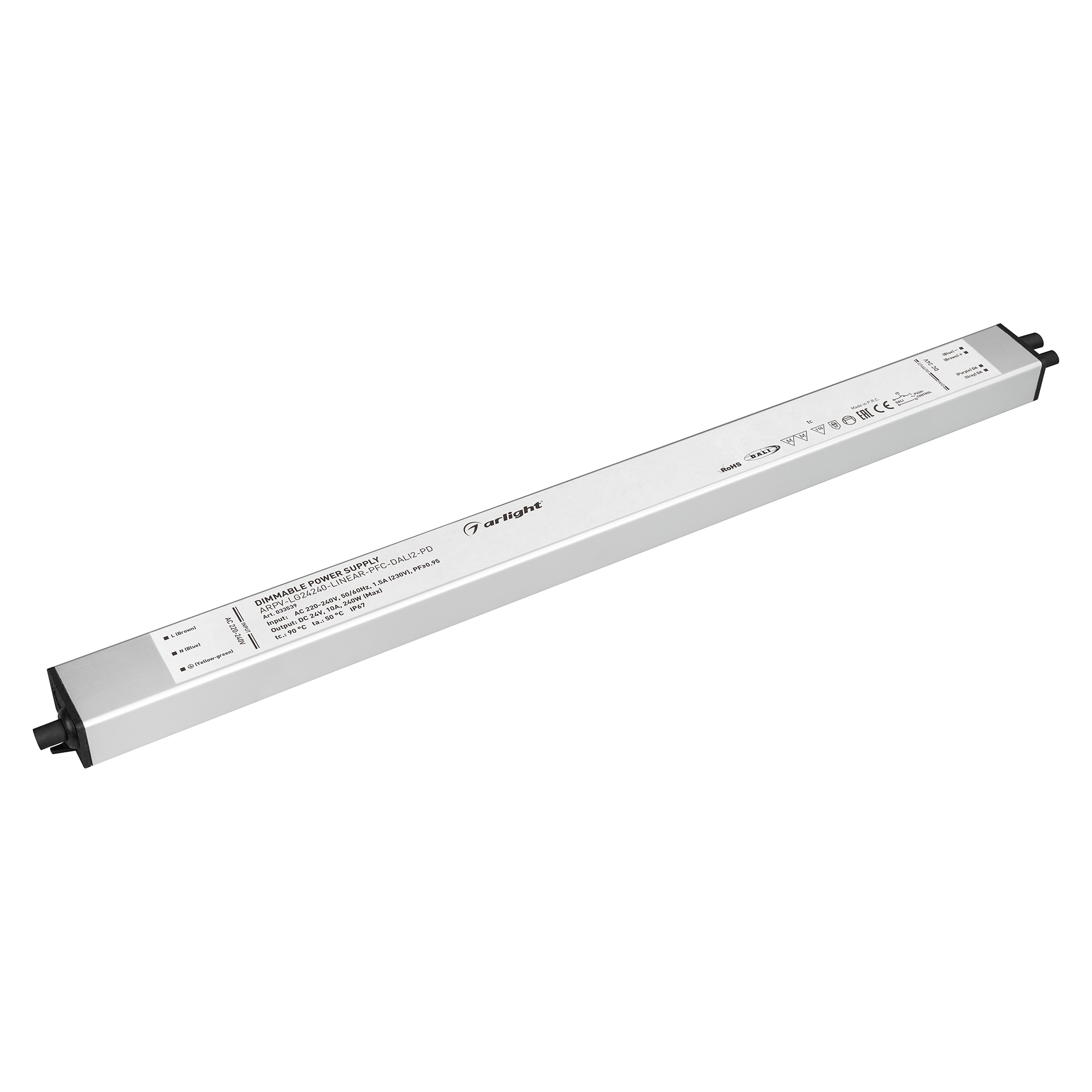 Блок питания Arlight RPV-LG24240-LINEAR-PFC-DALI2-PD 24V 10A 240W 033539