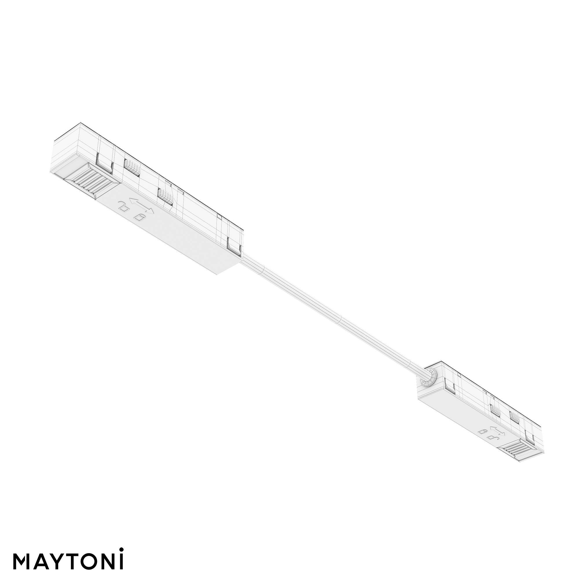 Коннектор питания угловой Maytoni EXILITY TRA034CPC-42W-15